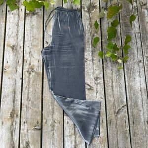 Principles ⎮ Silver wide leg pants